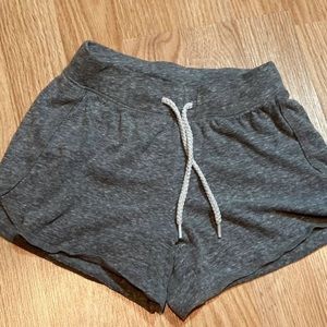 SO American Heritage Girls Gray Heathered Knit‎ Lounge Shorts Size 7/8